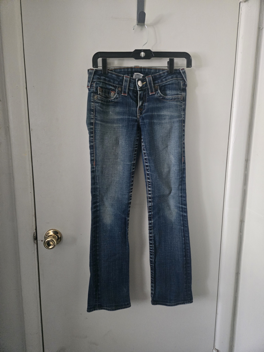 True Religion Women's Faded Blue Jeans